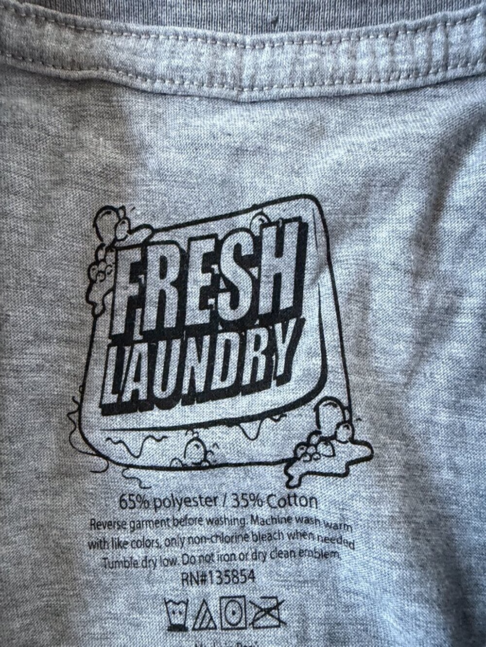 Fresh Laundry Long Sleeve T-Shirt Men 2XL - Picture 8 of 8